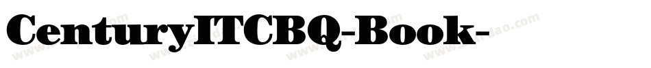 CenturyITCBQ-Book字体转换