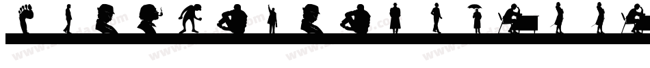 AnimalSilhouettesThree-n6oJ字体转换