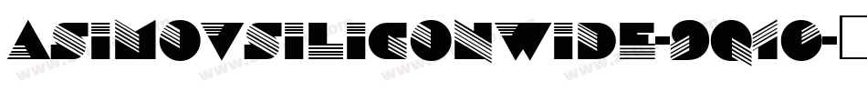 AsimovSiliconWide-9q10字体转换
