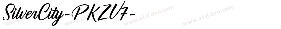 SilverCity-PKZV7字体转换