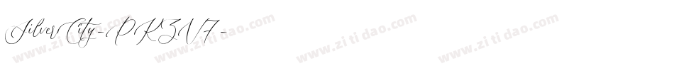 SilverCity-PKZV7字体转换