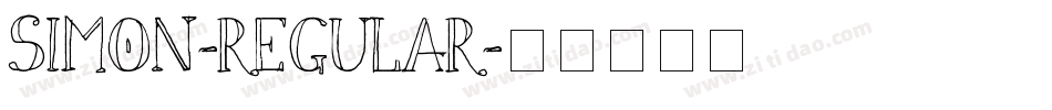 Simon-Regular字体转换