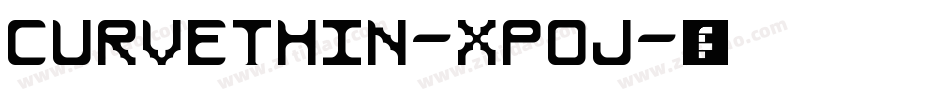 CurveThin-Xp0j字体转换