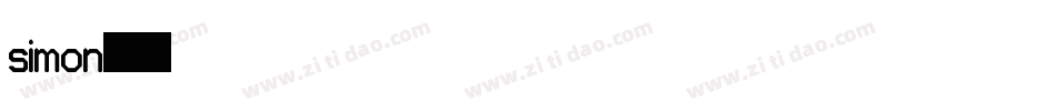 Simon字体转换