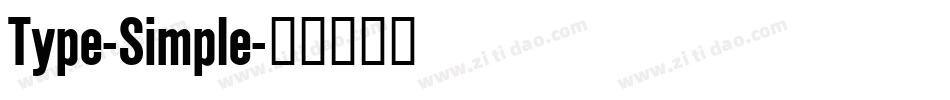 Type-Simple字体转换