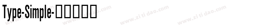 Type-Simple字体转换