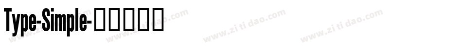 Type-Simple字体转换