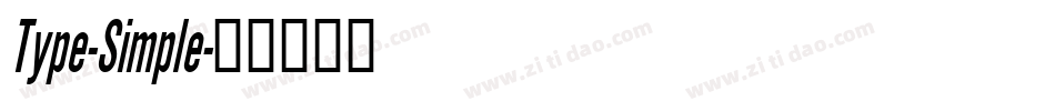Type-Simple字体转换