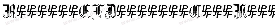 RadiantEFDisplay-CondNo4字体转换