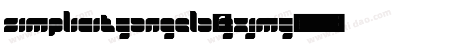 SimplicityAngela-gxjmY字体转换