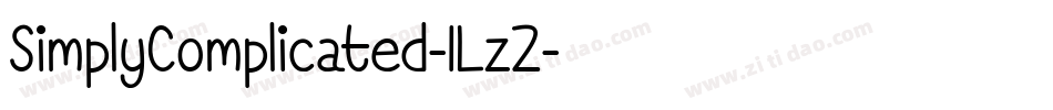 SimplyComplicated-1Lz2字体转换