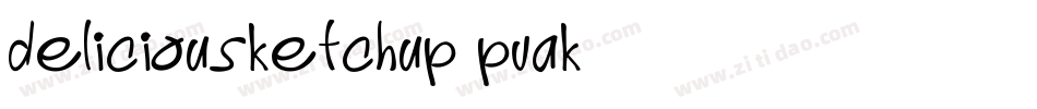 DeliciousKetchup-pVAK字体转换