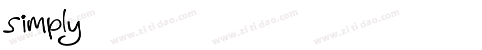 Simply21字体转换