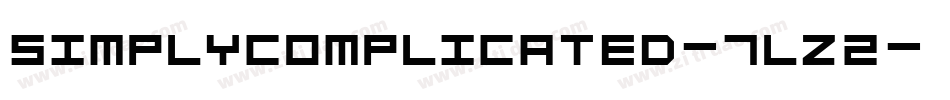 SimplyComplicated-1Lz2字体转换
