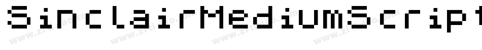 SinclairMediumScript字体转换