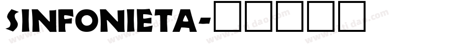 Sinfonieta字体转换