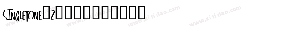 Singletone-z8814字体转换