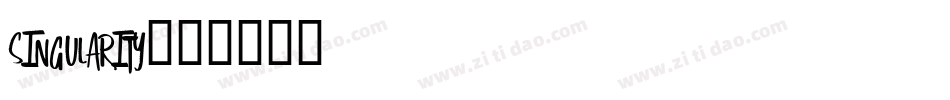 Singularity字体转换