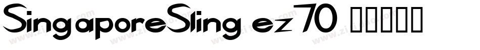 SingaporeSling-ez7O字体转换