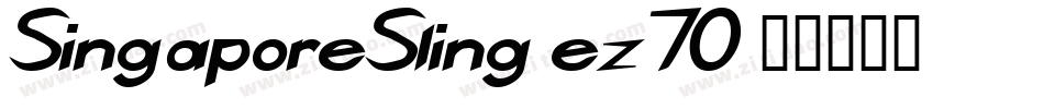SingaporeSling-ez7O字体转换