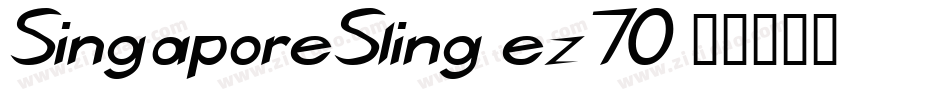 SingaporeSling-ez7O字体转换