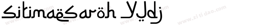 Sitimaesaroh-YJdj字体转换