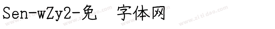 Sen-wZy2字体转换