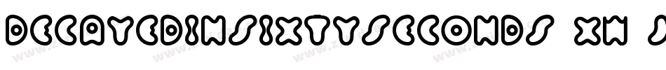 DecayedInSixtySeconds-xw9j字体转换