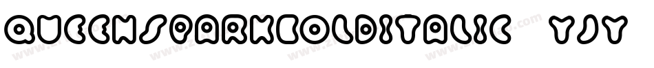 QueensParkBoldItalic-4yjY字体转换