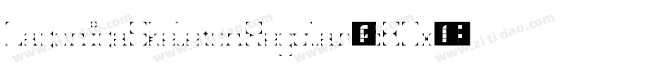 LaconicaSkeletonRegular-BEOx字体转换