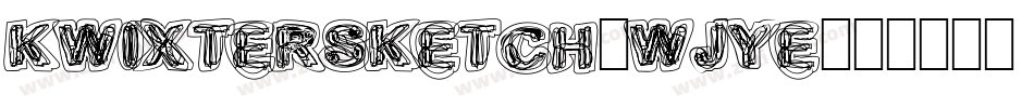 KwixterSketch-WjYE字体转换