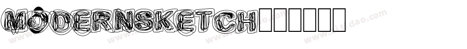 ModernSketch字体转换