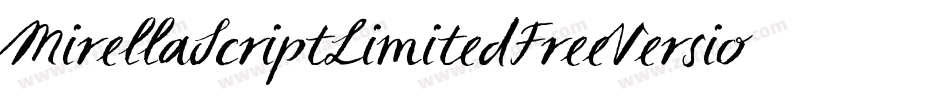MirellaScriptLimitedFreeVersionvfb-zj1G字体转换