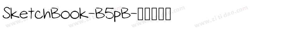 SketchBook-B5pB字体转换