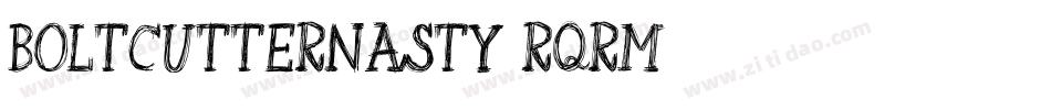 BoltCutterNasty-RqrM字体转换