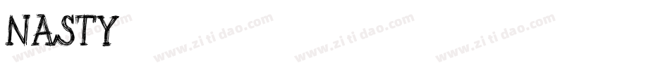 NASTY1字体转换