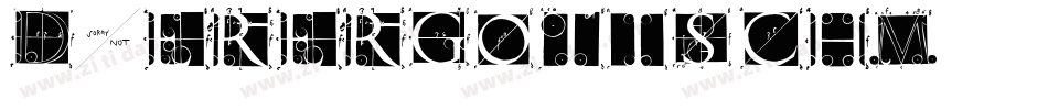 Duerergotisch字体转换