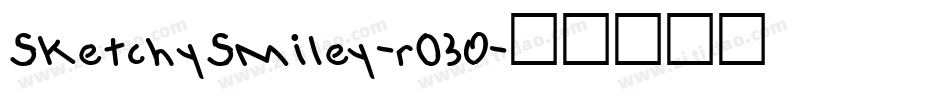 SketchySmiley-r03O字体转换