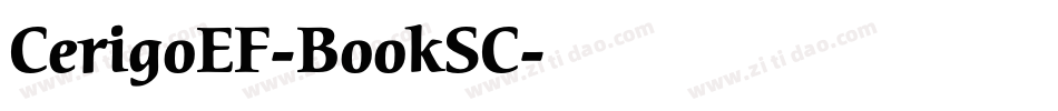 CerigoEF-BookSC字体转换
