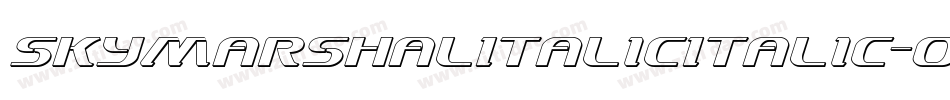 SkyMarshalItalicItalic-oLX4字体转换