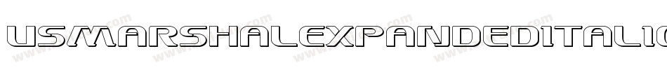 UsMarshalExpandedItalic-7ajw字体转换