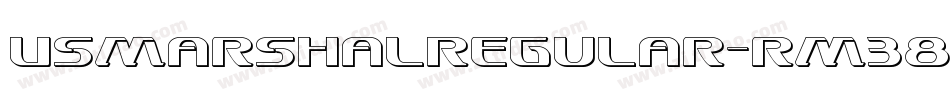 UsMarshalRegular-rM38字体转换