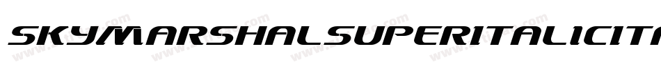 SkyMarshalSuperItalicItalic-erMl字体转换 SkyMarshalSuperItalicItalic-erMl字体转换