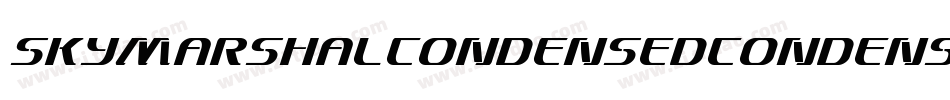 SkyMarshalCondensedCondensed-Peqd字体转换