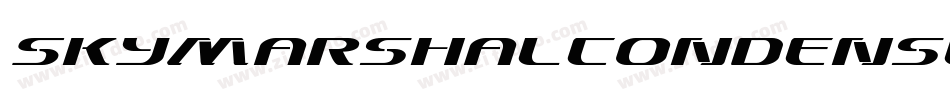 SkyMarshalCondensedItalicCondensedItalic-LgJ5字体转换 SkyMarshalCondensedItalicCondensedItalic-LgJ5字体转换
