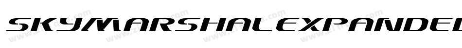 SkyMarshalExpandedExpanded-XpZP字体转换 SkyMarshalExpandedExpanded-XpZP字体转换