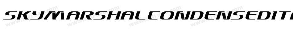 SkyMarshalCondensedItalicCondensedItalic-LgJ5字体转换 SkyMarshalCondensedItalicCondensedItalic-LgJ5字体转换