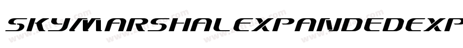 SkyMarshalExpandedExpanded-XpZP字体转换 SkyMarshalExpandedExpanded-XpZP字体转换