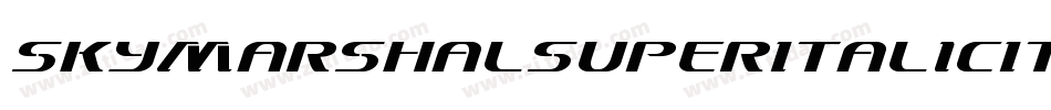 SkyMarshalSuperItalicItalic-erMl字体转换 SkyMarshalSuperItalicItalic-erMl字体转换