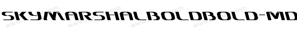 SkyMarshalBoldBold-mdPm字体转换 SkyMarshalBoldBold-mdPm字体转换